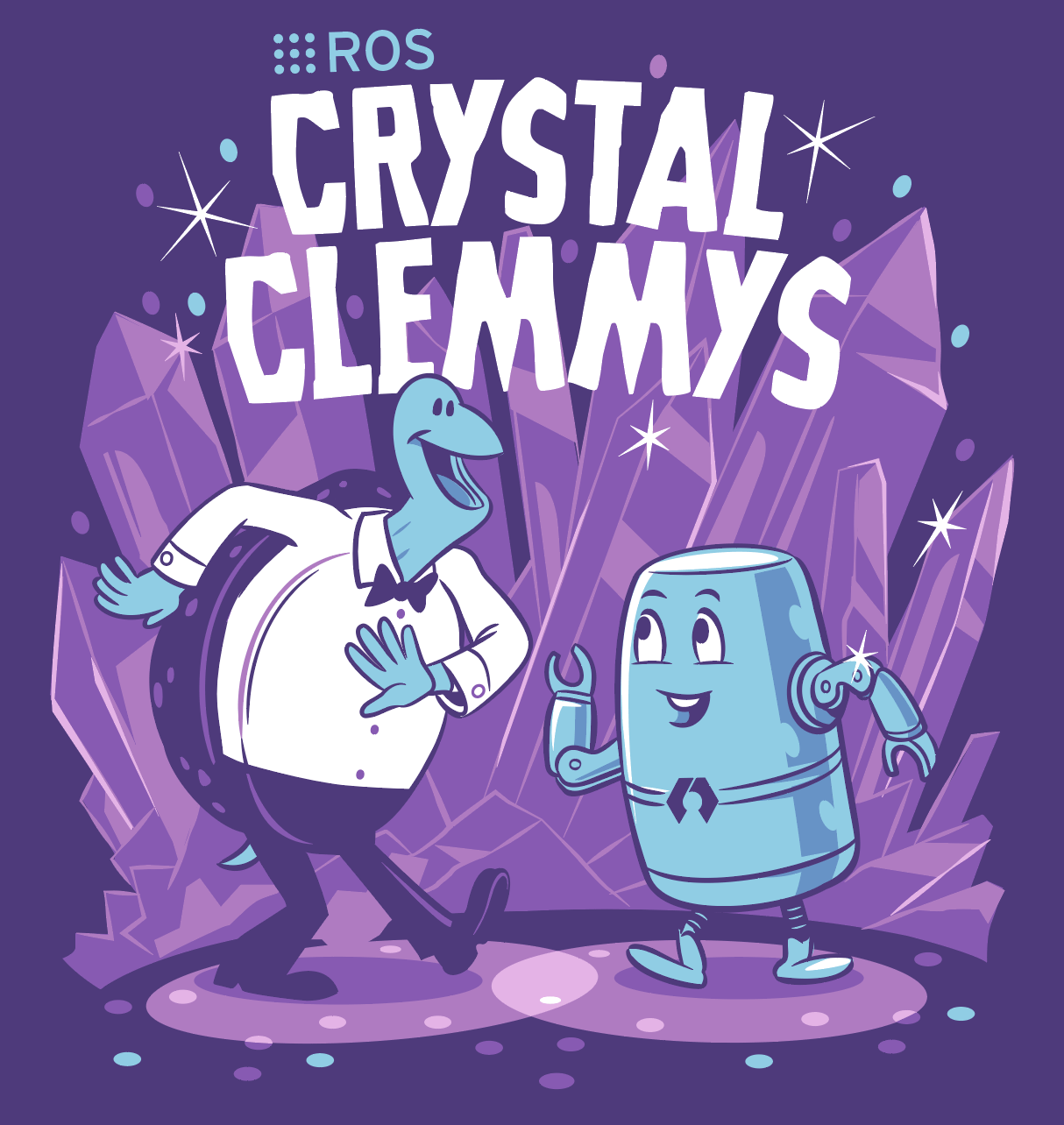 ROS Crystal Clemmys turtle logo