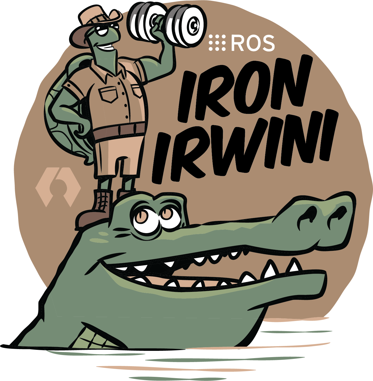 ROS Iron Irwini turtle logo