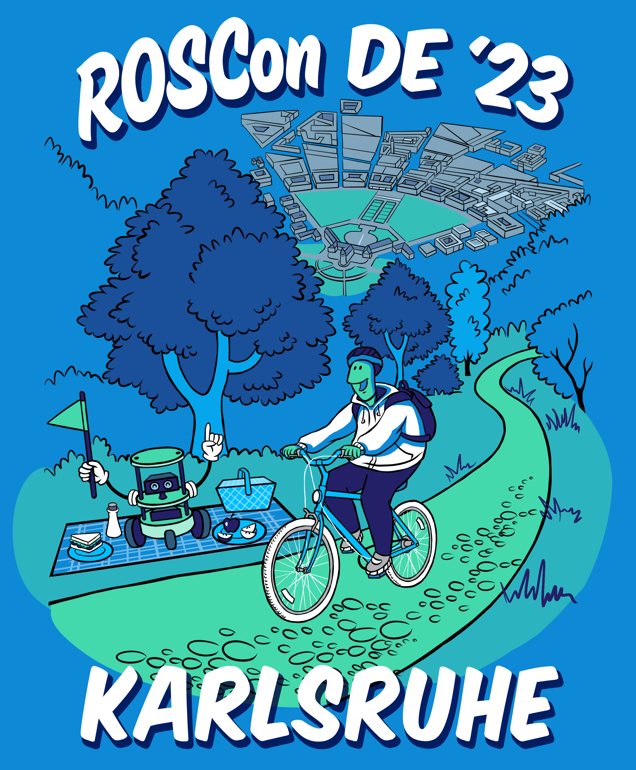 ROSCon DE 2023 logo